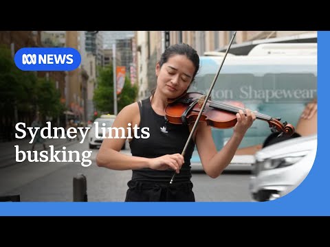 YouTube video thumbnail: City of Sydney Limits Busking in the CBD