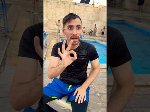 اغبى منقذ في المسبح 🤿 🤣