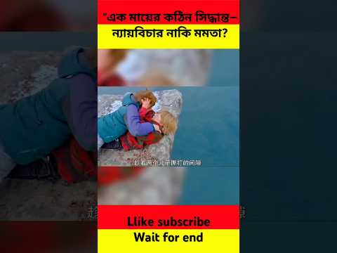 "এক মায়ের কঠিন সিদ্ধান্ত—ন্যায়বিচার নাকি মমতা?
