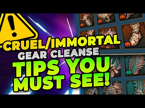Huge Mistakes When with Cruel/Immortal Gear Cleansing I Raid Shadow Legends