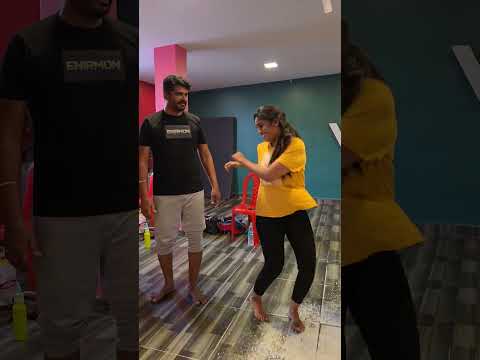 Fun during dance practice🤣  #comedy #mrmrschinnathirai #dance