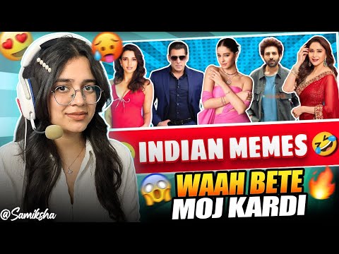 Dank Indian Memes Reaction🤣| Trending Memes | Indian Memes Compilation | MemaPur | Samiksha Sengar