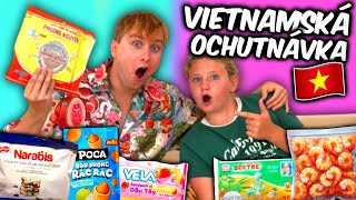 OCHUTNÁVKA VIETNAMSKÝCH SLADKOSTÍ S MOJÍ SÉGROU ! 😲