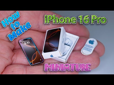 Mini iPhone 16 Pro That Looks Real! DIY Tutorial + Laser Cutting with LONGER Nano Pro 12W