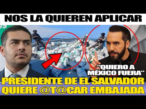 BUKELE ESCONDE PAQUETES! HARFUCH DEFENDERÁ EMBAJADA 