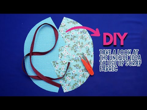 DIY Easy Coin Purse Sewing Tutorial 📌Take a look at the unique idea to use up scrap fabric