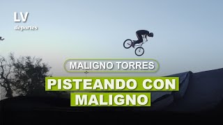 BMX FREESTYLE GO PRO: LAS VUELTAS DE JOSÉ "MALIGNO" TORRES EN SU PISTA #bmx  #feestyle