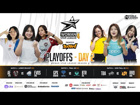 RRQ MIKA VS EVOS LYNX | WOMAN STAR LEAGUE S4 PLAYOFFS DAY 2