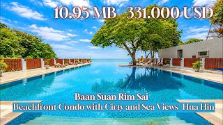 Baan Suan Rim Sai - Spacious 3-Bedroom Beachfront Condo with Cirty and Sea Views | Hua Hin