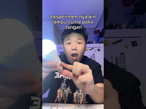 GW BISA NYALAIN LAMPU CUMA PAKE TANGAN!!😧