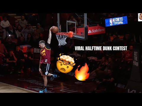 Our Halftime Dunk Contest for the Cavs went VIRAL 🤯🔥🔥🔥