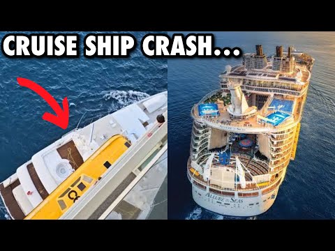 Yacht Crashes Into Royal Caribbean Cruise Ship