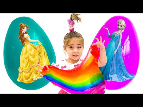 Nastya enseña a su hermana a pintar – arte y diversión para niños