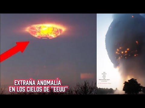 Anomalía de Descomunal tamaño! Captada en los Cielos de Estados Unidos! Y esto alertó al país.