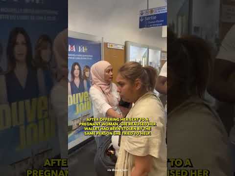 Indonesian chases down pickpocket after giving up her seat on a French train