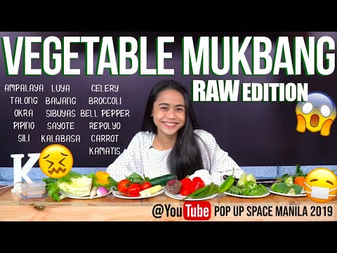 VEGETABLE MUKBANG: RAW EDITION @ Youtube Pop Up Space