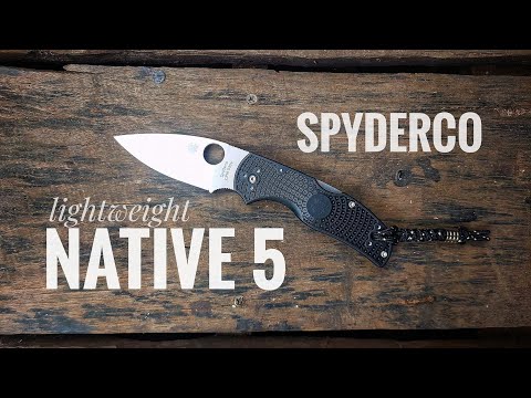 เห่อมีดเล่มใหม่SpydercoNative5Lightweight