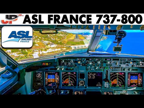 Funchal Final Turn & Landing Rwy 05 | ASL Boeing 737 Cockpit