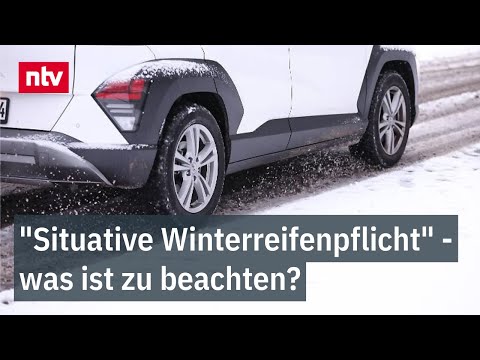 "Situative Winterreifenpflicht" - was ist zu beachten? - Bußgeld bei Zuwiderhandlung | ntv