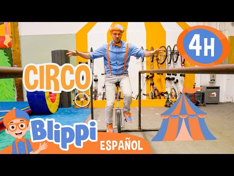 Aprende acrobacias en el circo | Blippi Español | Videos educativos para niños | Aprende y Juega