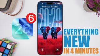 iOS 26 Beta 6 Released - Everything NEW in 4 Minutes !