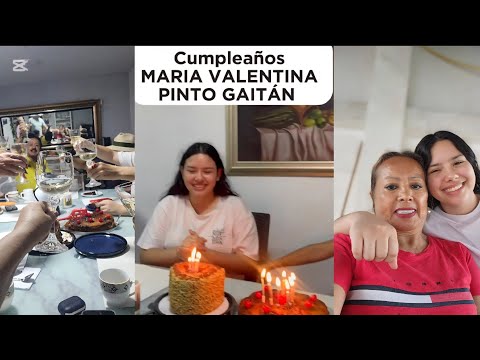 CUMPLEAÑOS  DE MARIA VALENTINA PINTO GAITAN  #cumpleaños #celebracion #happybirthday