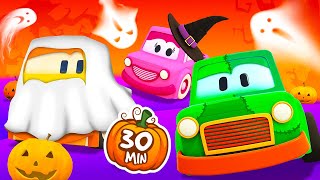 Happy Halloween for kids & kids' animation. Kids' videos. Cars & Halloween cartoon compilation.