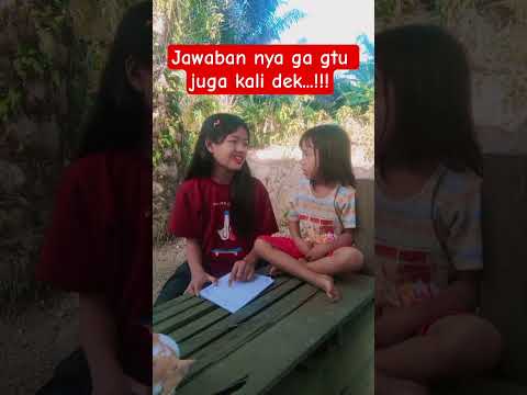 SEMAKIN LUCU ADIK JAWABAN NYA!! #semuaorang #lucu #teknikdasarpencaksilat #ngakak #funny