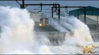 Breaking: "Storm Floris batters Scotland with 90 mph winds"