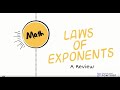 Exploring the Laws of Exponents