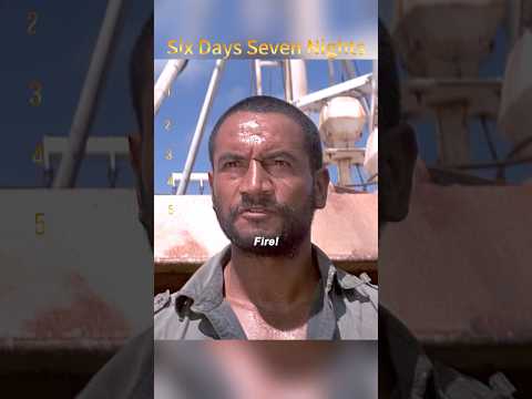 HARISON FORD'S HAIRIEST TAKEOFF! ✈️ Pirate Bullets RAIN DOWN in 'Six Days, Seven Nights' (1998)