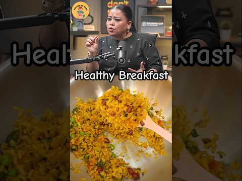Bharti Singh Healthy Breakfast Poha Viral Recipe #shorts #bhartisingh #poha