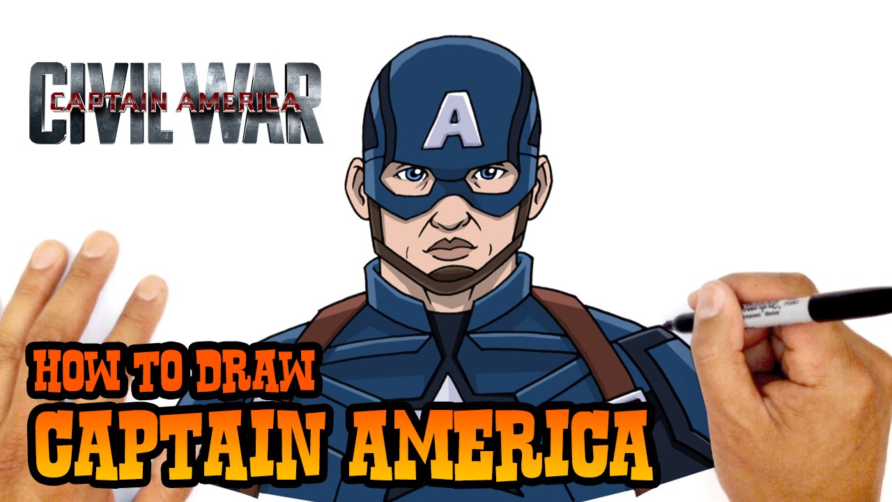 #1 How to Draw Captain America - The Avengers