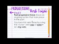 Exploring Progressive Verb Tense