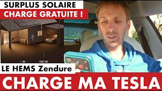 Le HEMS ZENDURE recharge ma TESLA GRATUITEMENT et automatiquement ! Grosses économies
