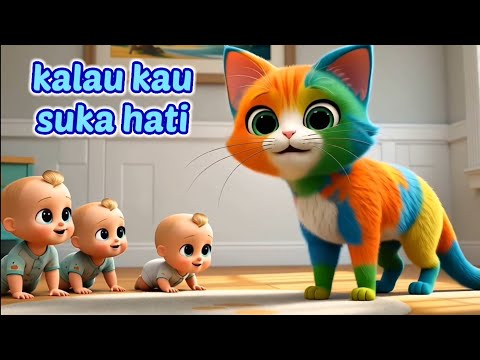 Kalau Kau Suka Hati Tepuk Tangan ~ Lagu Anak Anak Balita ~ Lagu Ayam