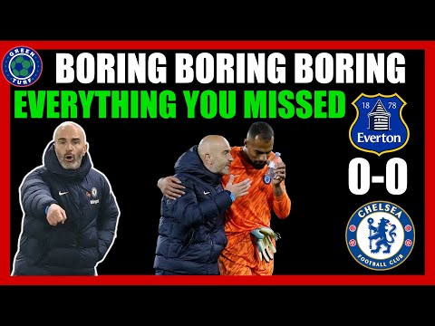 PITCHSIDE UNSEEN | EVERTON 0-0 CHELSEA REACTIONS, MARESCA, ROBERT SANCHEZ HIGHLIGHTS