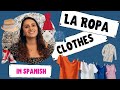 Spanish Clothing Vocabulary