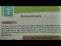 Determiners and Quantifiers Practice