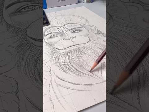 Hanuman Ji Drawing, #shorts  #drawing #hanuman