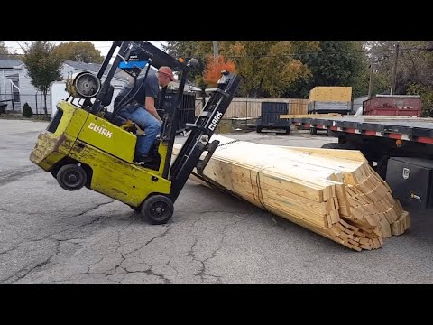 Dangerous Idiots Heavy Equipment Forklift Fails Skill | Heavy Equipment Excavator & Truck Disaster!