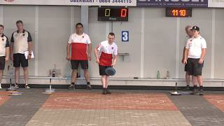 Stocksport EM Jugend 2026, Viertelfinale Ziel U19 M, Felix Kiemeswenger AUT : Dominik Sieder ITA