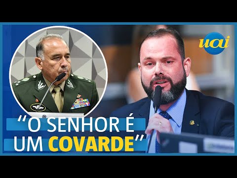 Jorge Seif chama general do Exército de "covarde" em CPMI