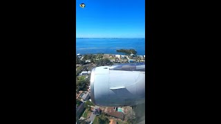 Flying Over Sunshine Skyway Bridge To Sarasota Bradenton International Airport!