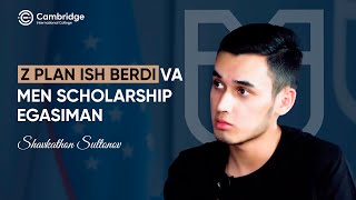 Z plan ish berdi va men scholarship egasiman