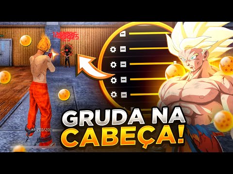 SAIU! a MELHOR SENSIBILIDADE para SUBIR CAPA no FREE FIRE na NOVA ATUALIZAÇÃO! 🔥 + DPI FF + BOTÃO
