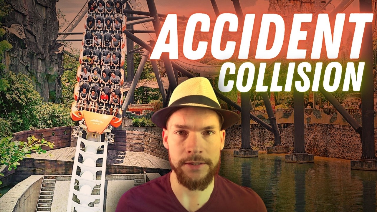 🎢DEUX TRAINS SE PERCUTENT (une catastrophe) | accident de roller coaster