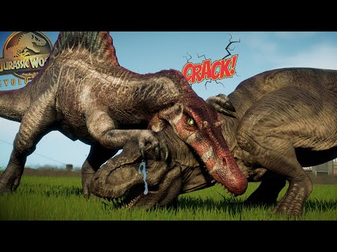 ERROR FATAL! HE SUBIDO DEMASIADO EL ATAQUE A SPINOSAURUS Dinosaurio Reina del Pantano JW Evolution 2