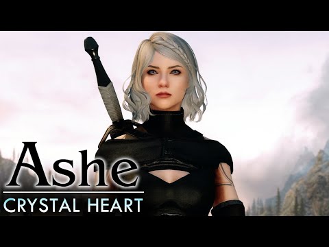 A New DLC Sized Follower - Ashe: Crystal Heart | Skyrim Mods