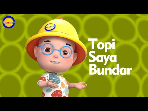 Topi Saya Bundar (3D Video) - Lagu Anak Indonesia Favorit